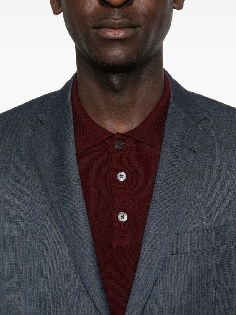 Corneliani  polo-neck long-sleeve polo shirt
