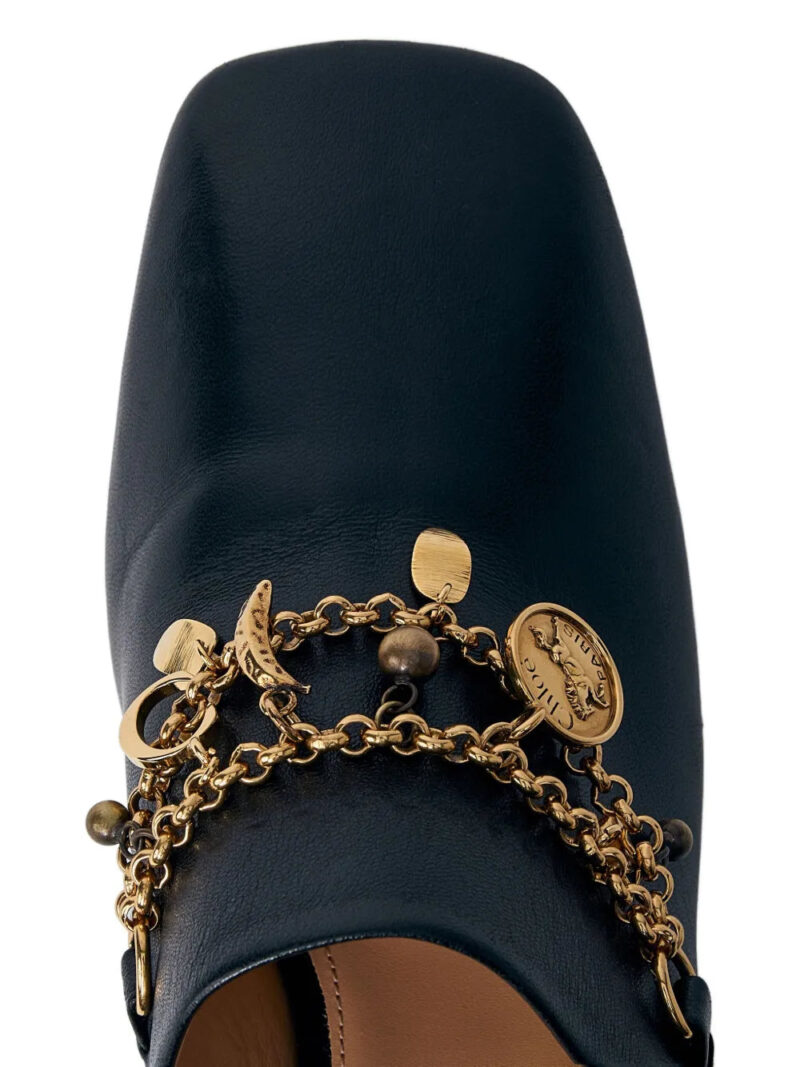 Chloé  80mm charm-embellished heeled mules