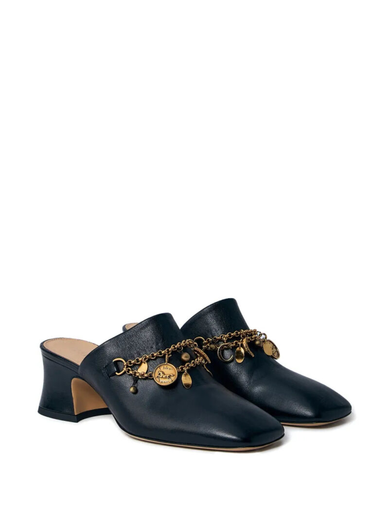 Chloé  80mm charm-embellished heeled mules