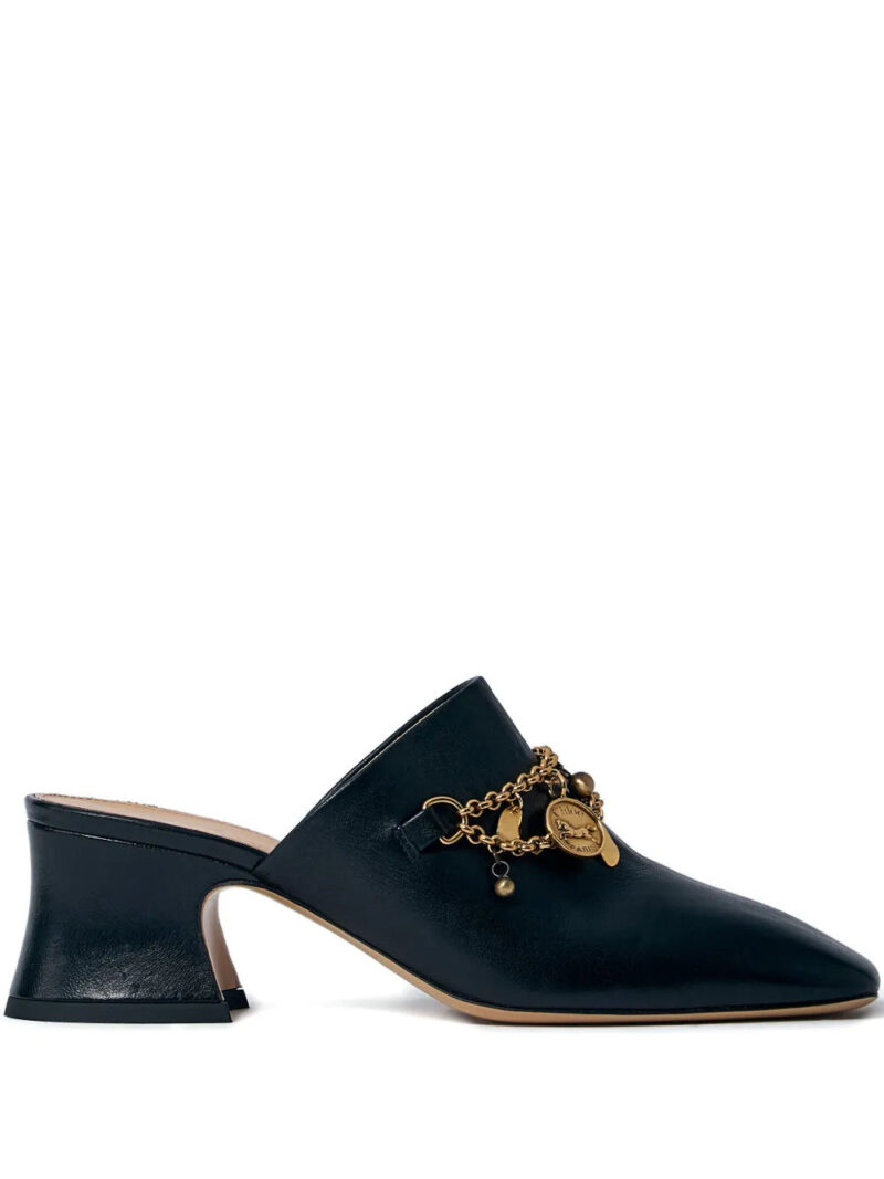 Chloé  80mm charm-embellished heeled mules