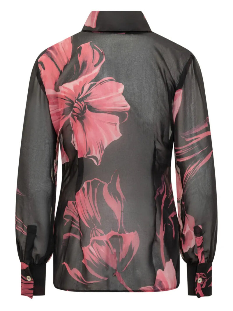 CHIARA BONI La Petite Robe  Maja floral-print ruffled shirt