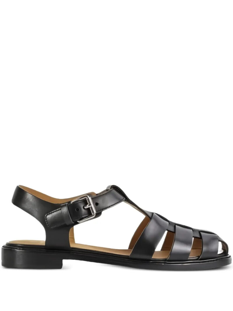 Church's  leather lattice flat sandals