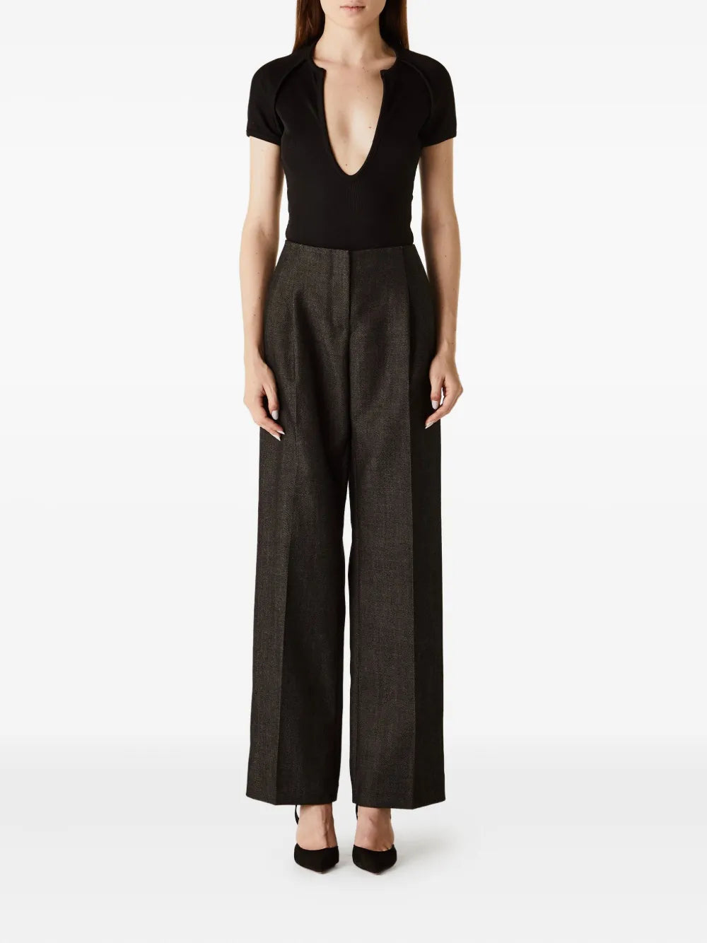 Christopher Esber V-neck bodysuit - Image 2