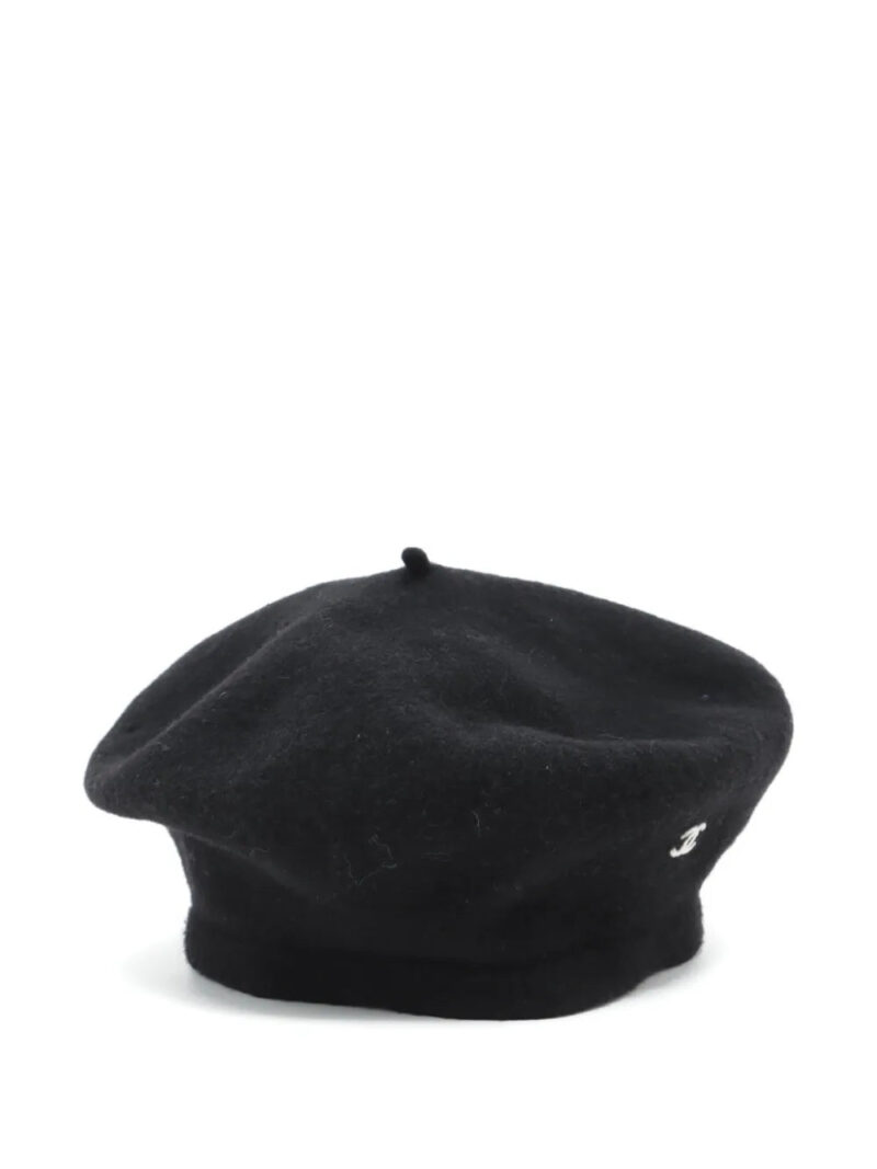 CHANEL  CC wool beret