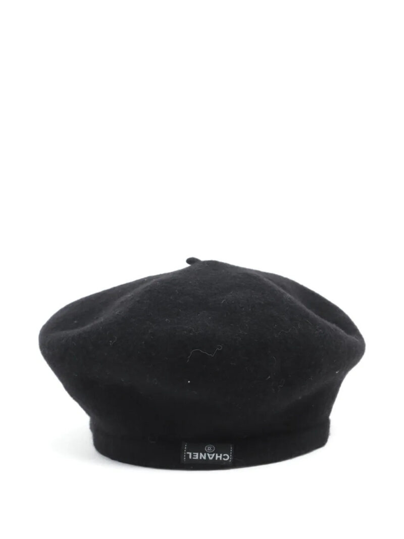CHANEL  CC wool beret