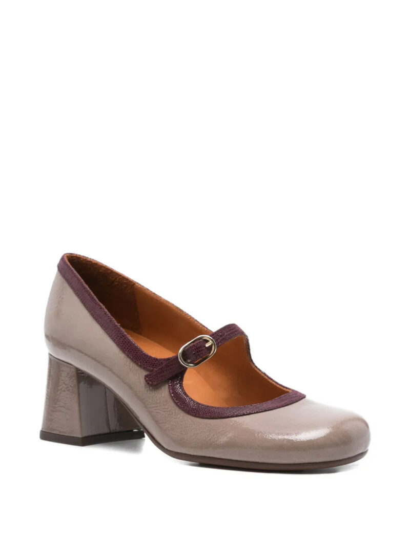Chie Mihara  60mm block-heel leather pumps