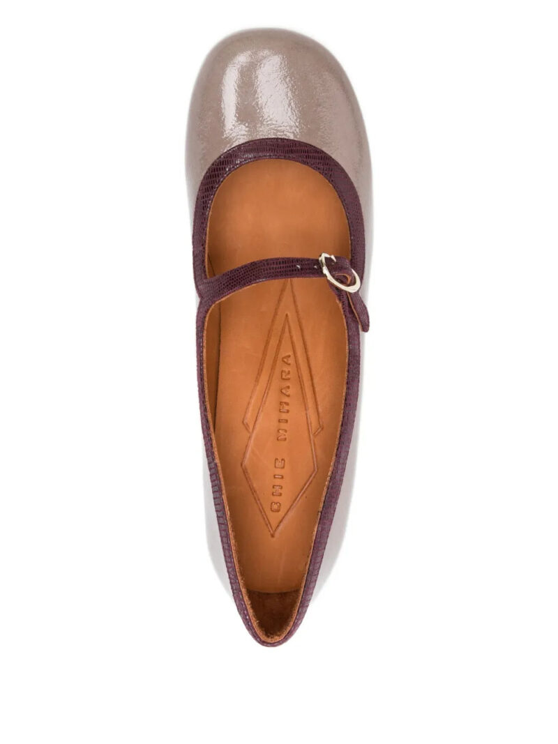 Chie Mihara  60mm block-heel leather pumps