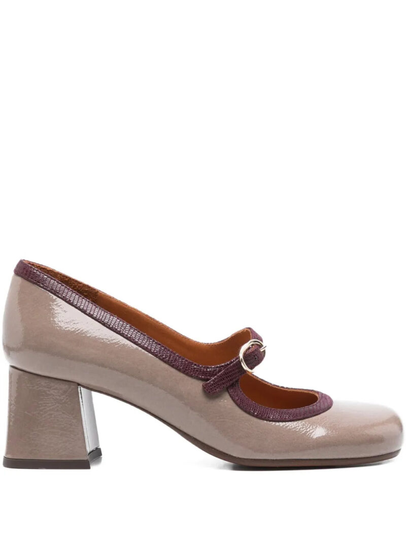 Chie Mihara  60mm block-heel leather pumps