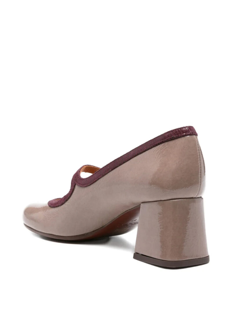 Chie Mihara  60mm block-heel leather pumps