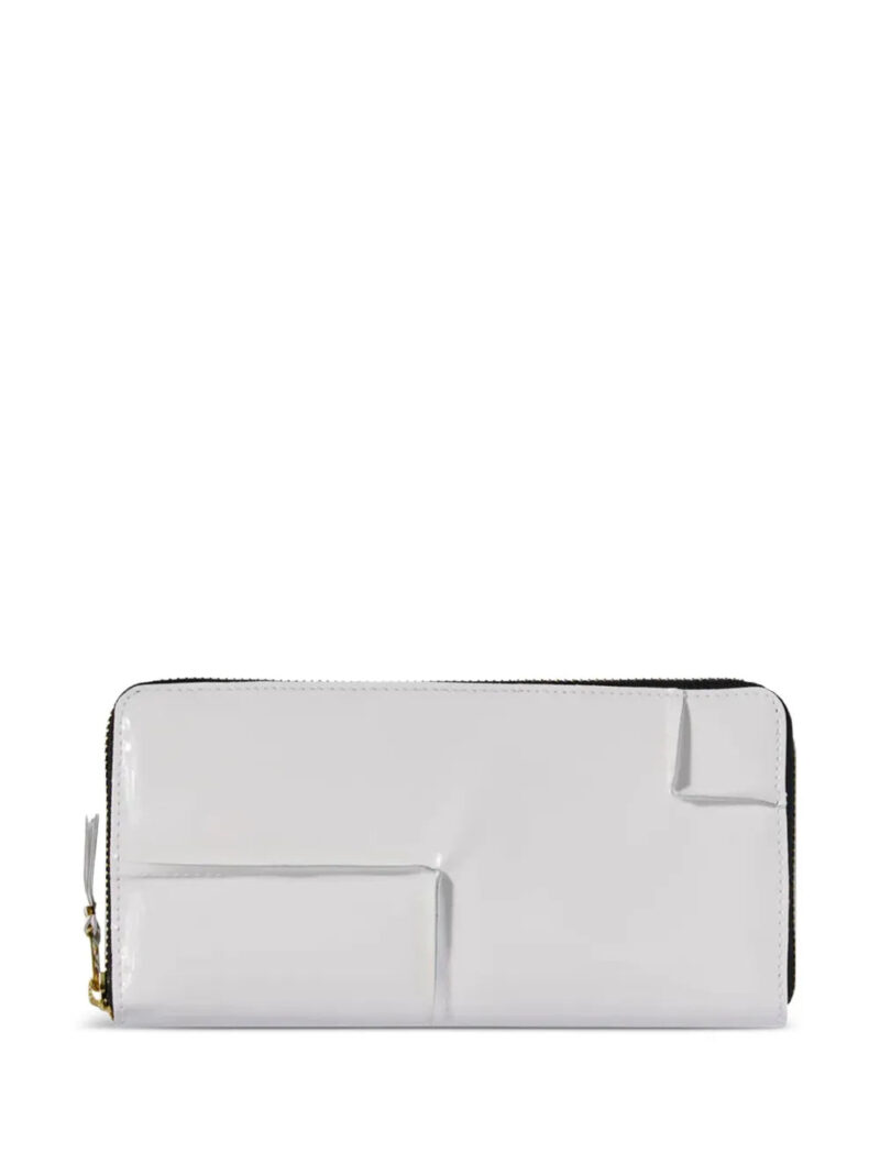 Comme Des Garçons Wallet  panelled zip-around wallet