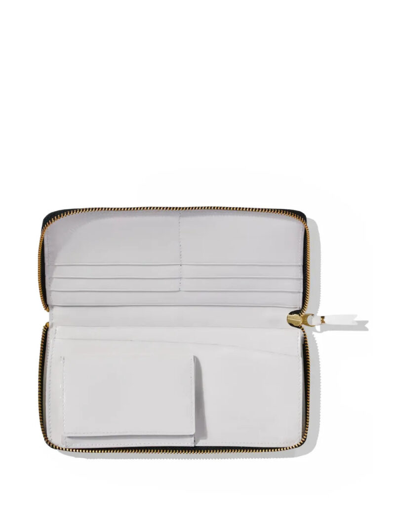Comme Des Garçons Wallet  panelled zip-around wallet