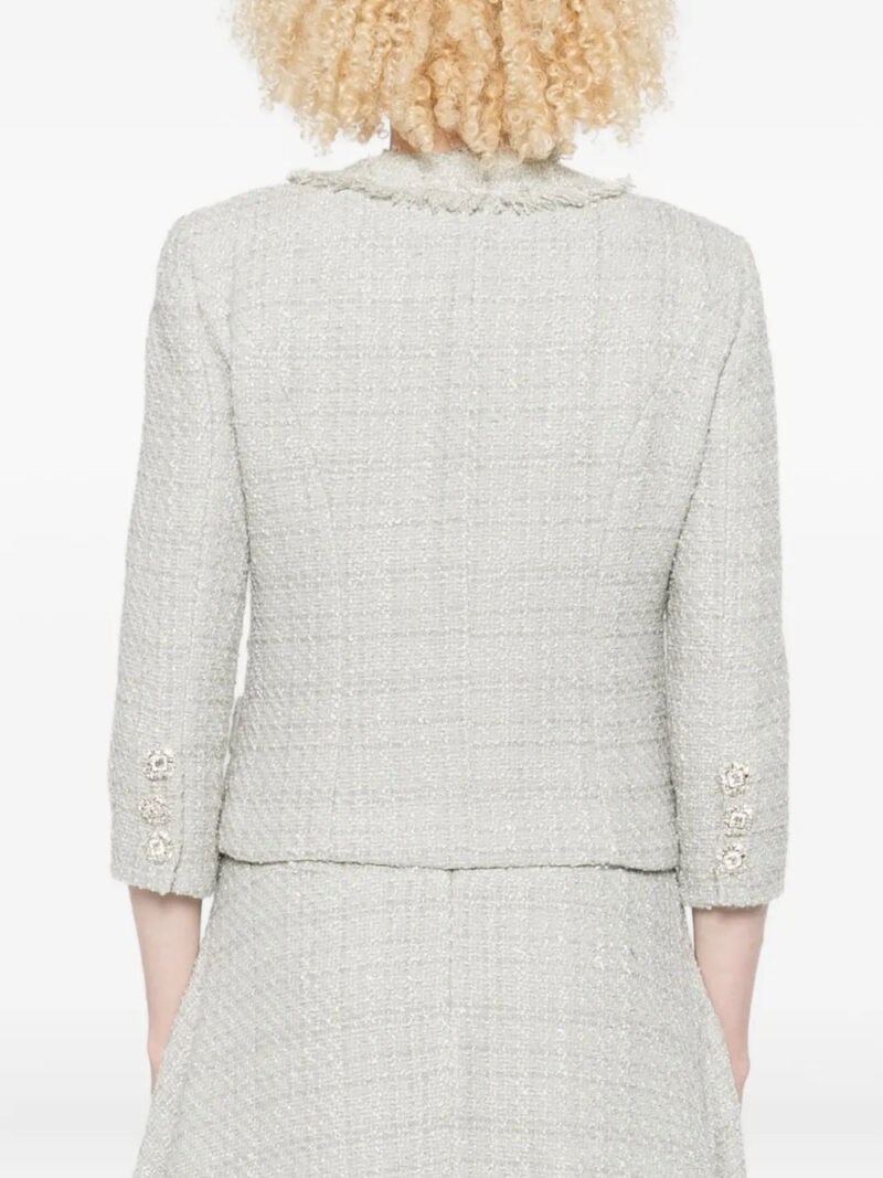 Costarellos  embellished fringe jacket