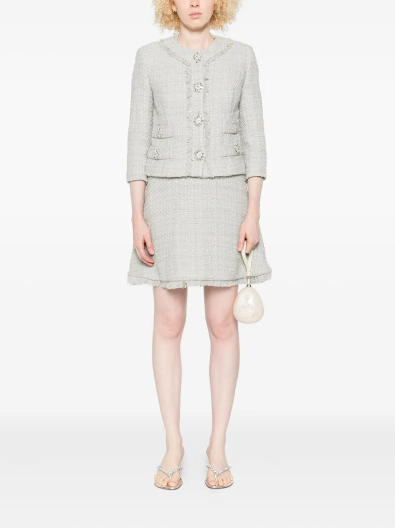 Costarellos  embellished fringe jacket