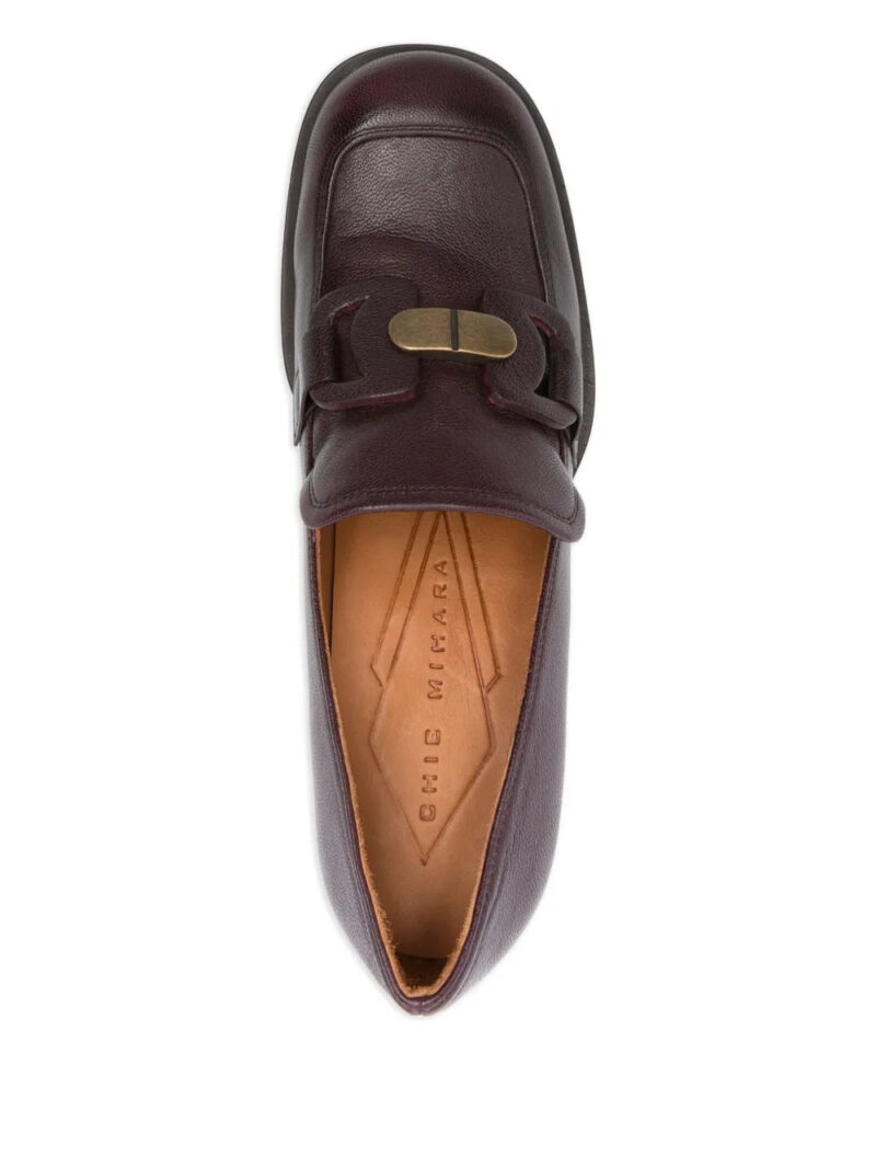 Chie Mihara  75mm block-heel leather mules