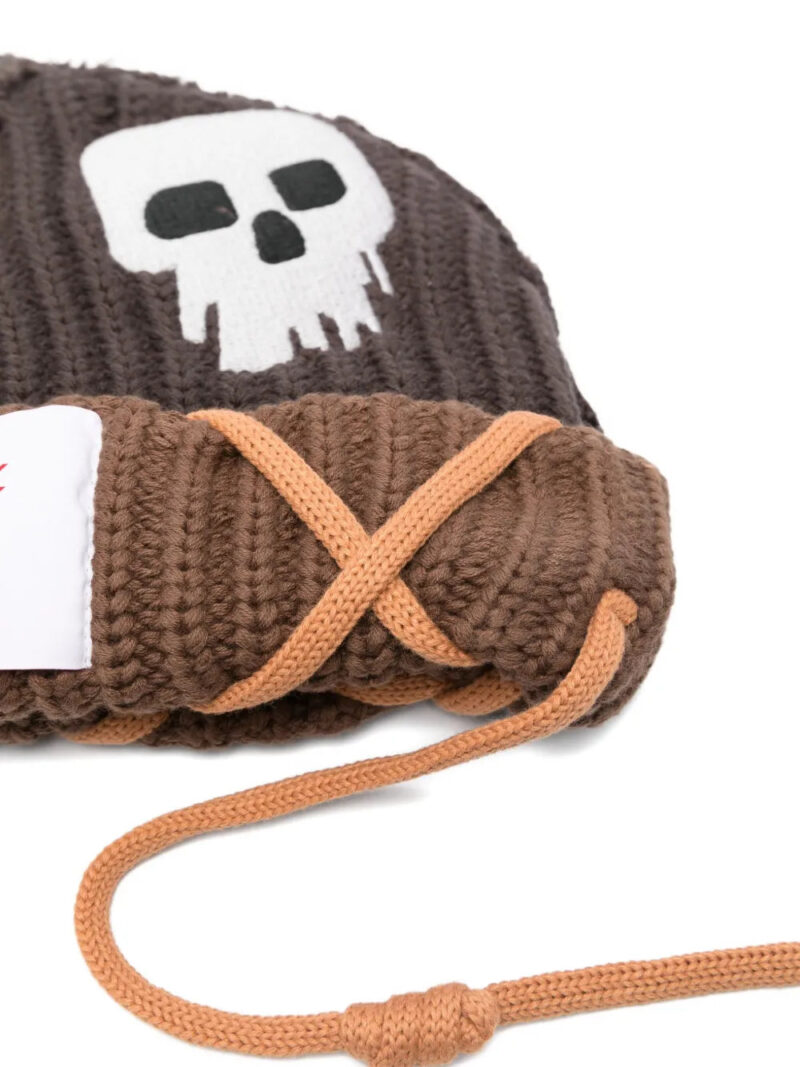 Charles Jeffrey Loverboy  skull-applique beanie