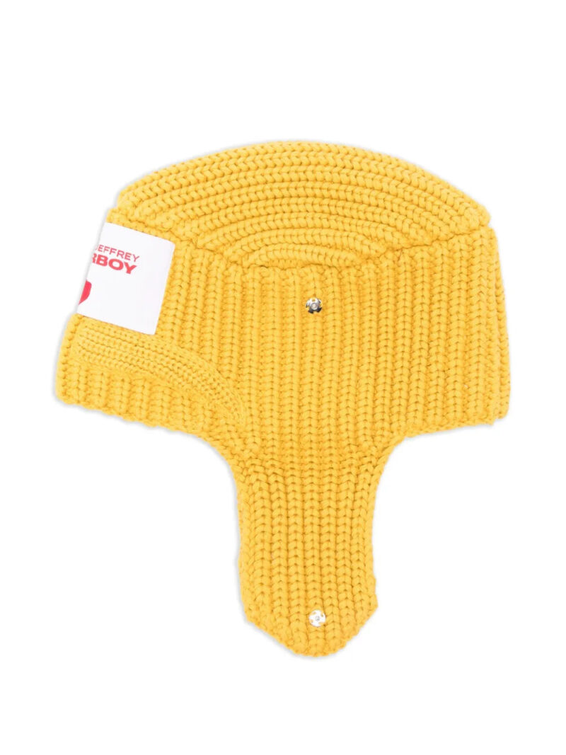 Charles Jeffrey Loverboy  ribbed cotton beanie