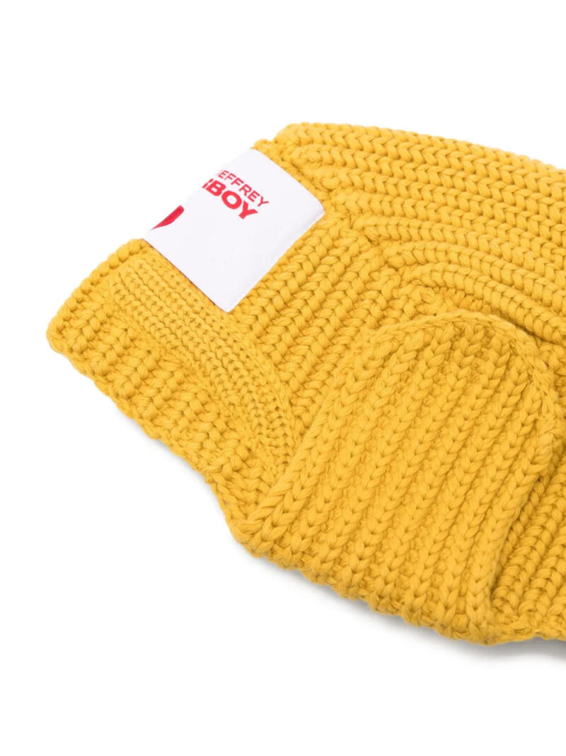 Charles Jeffrey Loverboy  ribbed cotton beanie