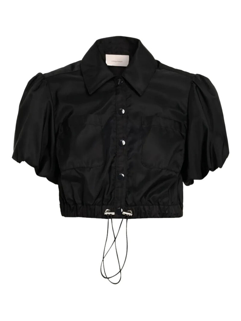 Cinq A Sept  puff-sleeve crop-length shirt