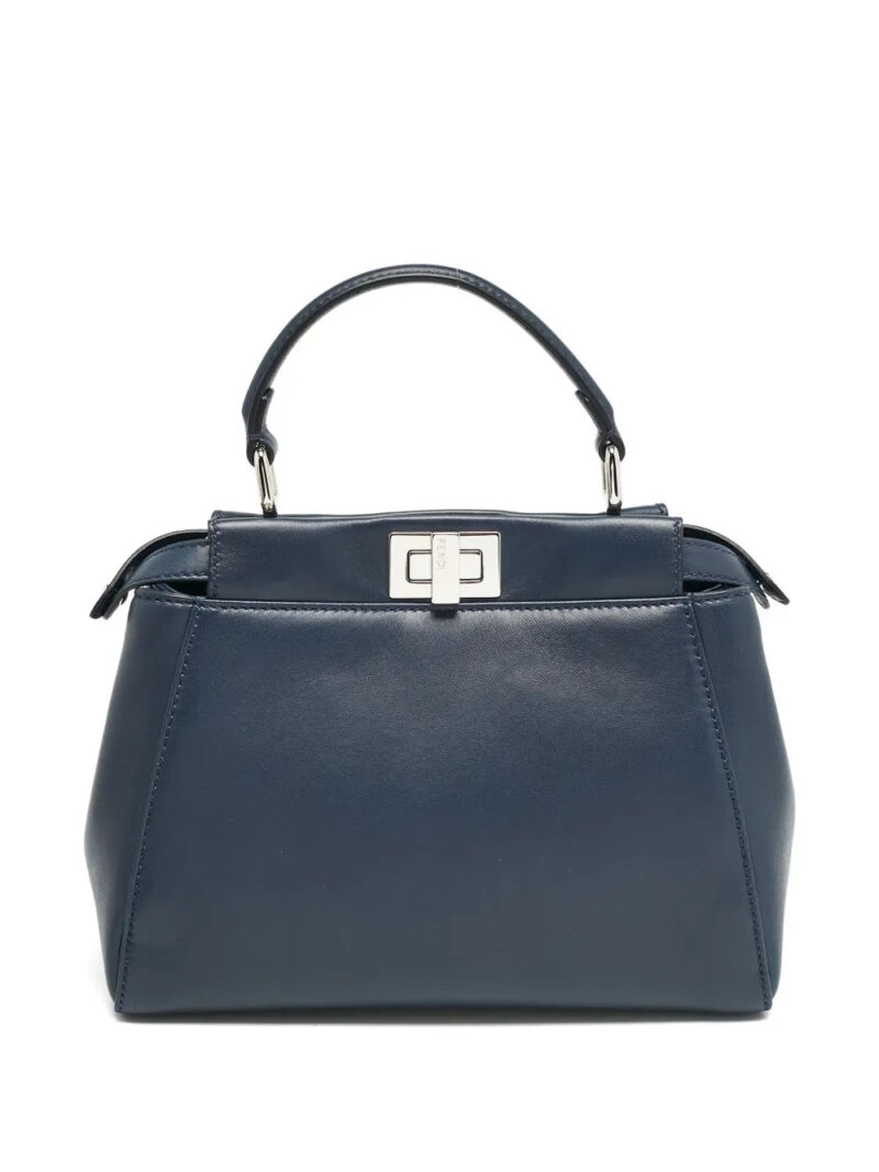 Fendi Peekaboo leather tote bag