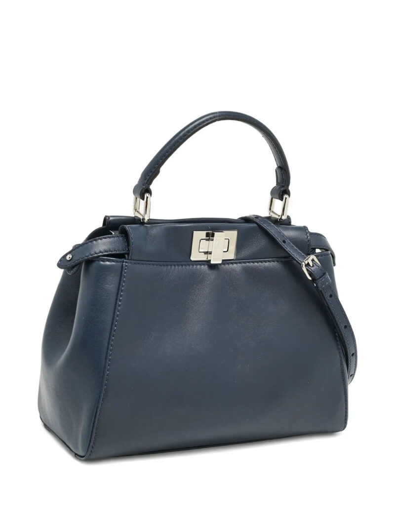 Fendi Peekaboo leather tote bag