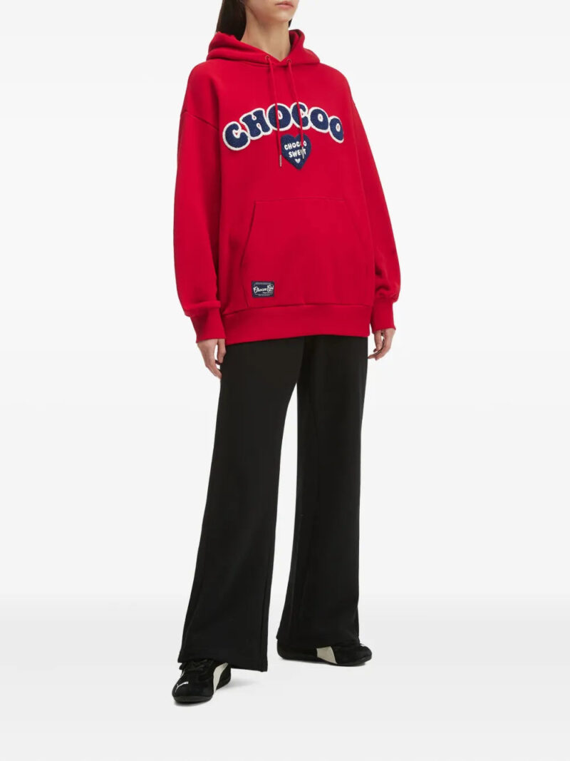 CHOCOOLATE  appliqué-embellished hoodie