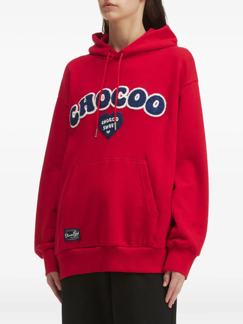 CHOCOOLATE  appliqué-embellished hoodie
