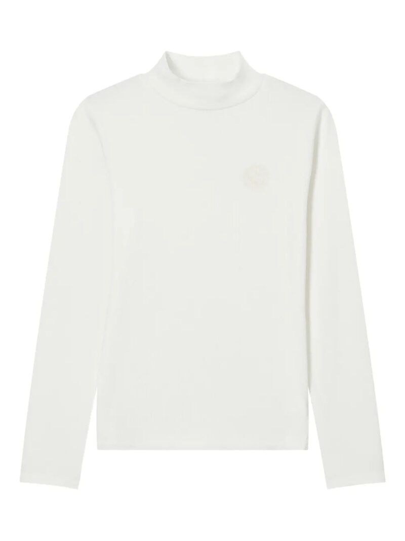 CHOCOOLATE  embroidered ribbed T-shirt