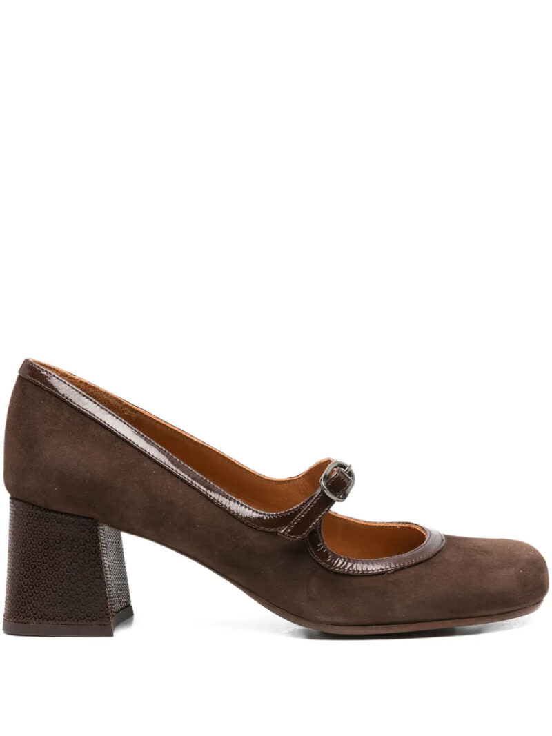 Chie Mihara 40mm block-heel buckled pumps