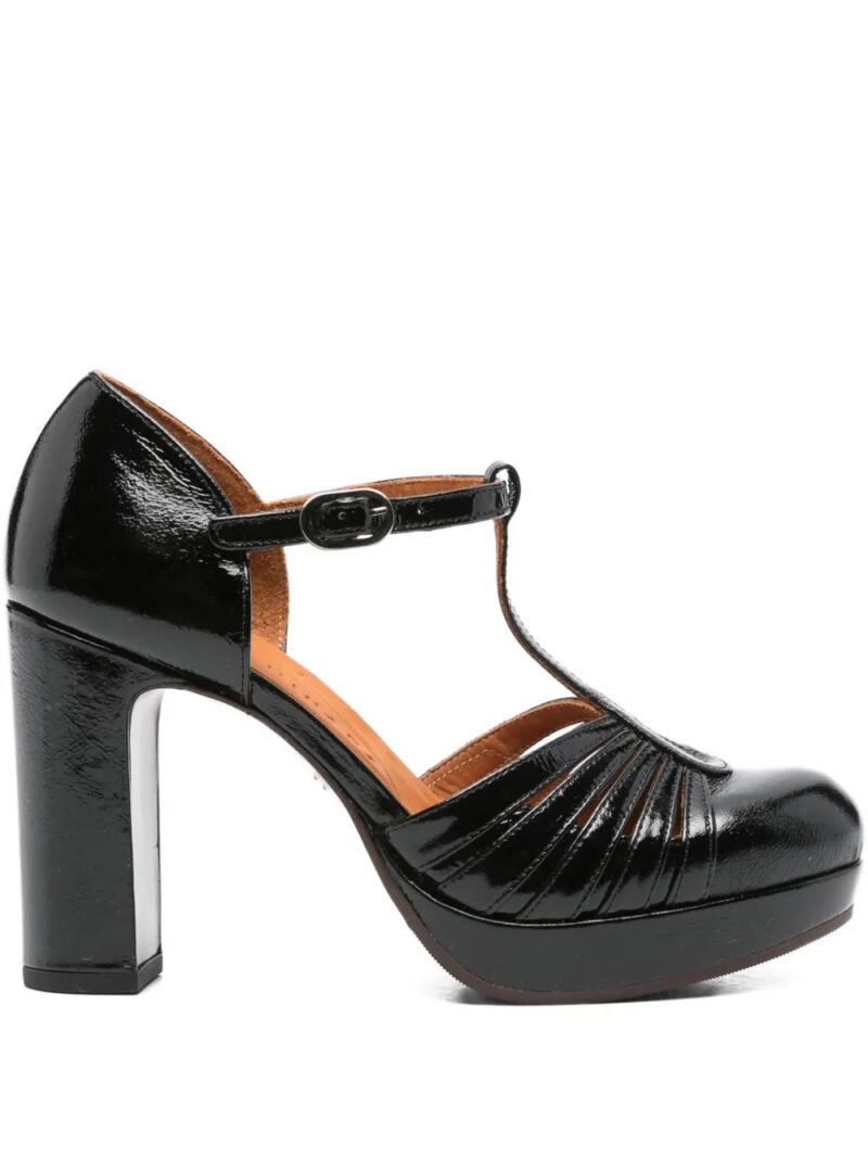 Chie Mihara  85mm T-bar platform pumps