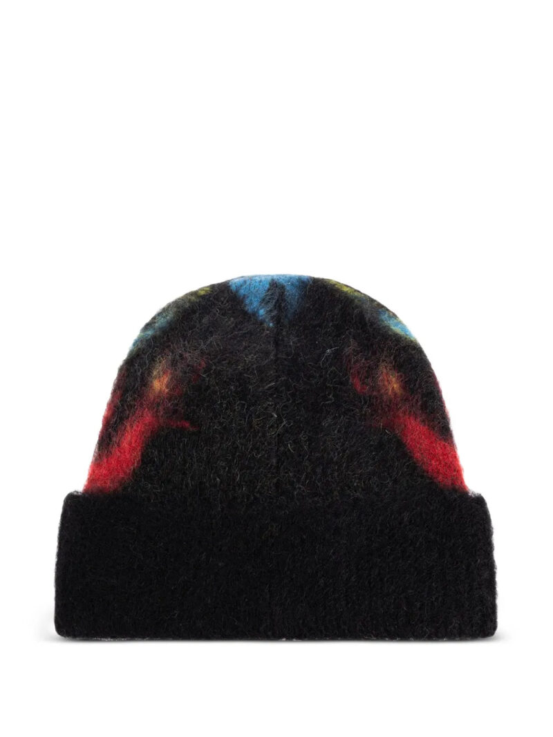 Casablanca  flame-motif beanie hat