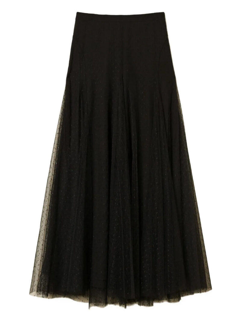 TWINSET  polka-dot tulle maxi skirt