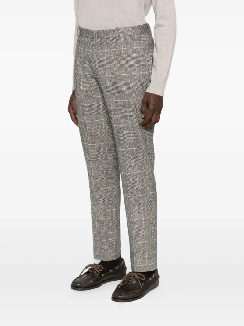 Circolo 1901 check-pattern cotton-blend trousers