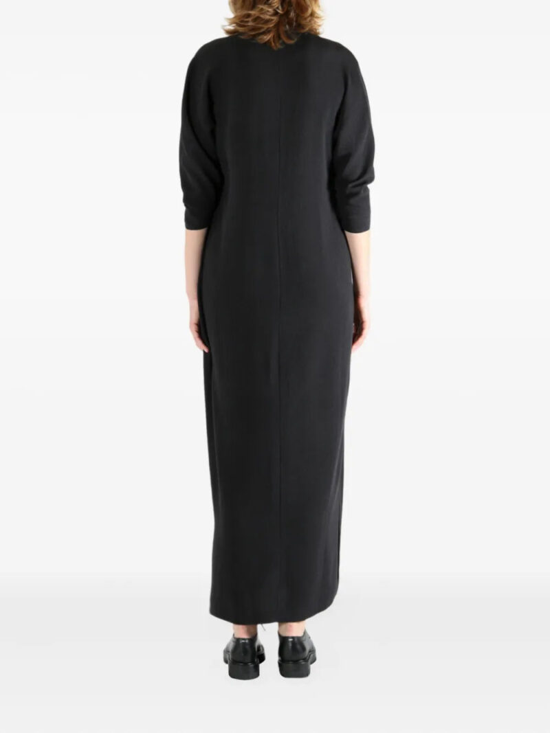 Cortana  Niza draped three-quarter sleeve maxi dress