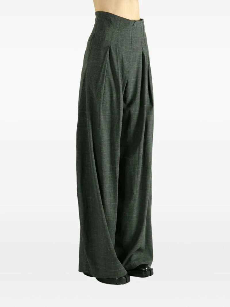 Cortana Tiempo pleated palazzo pants