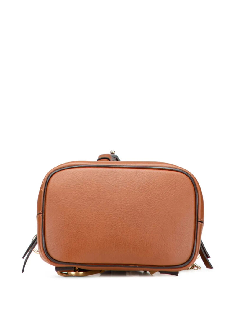 Chloé Mini Calfskin and Suede Faye backpack