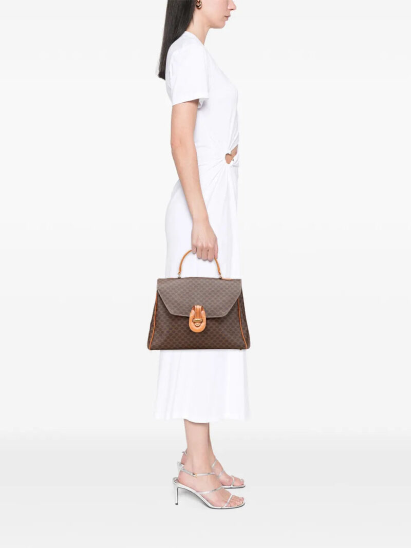 Céline Macadam Coated Canvas Top Handle Bag handbag