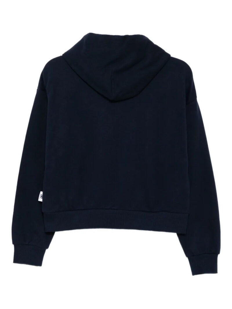 CHOCOOLATE  logo-appliqué cotton hoodie