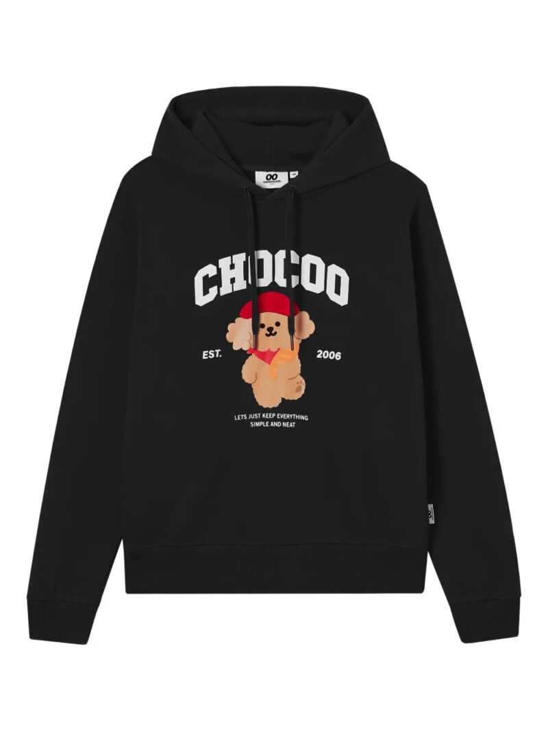 CHOCOOLATE  bear-print hoodie