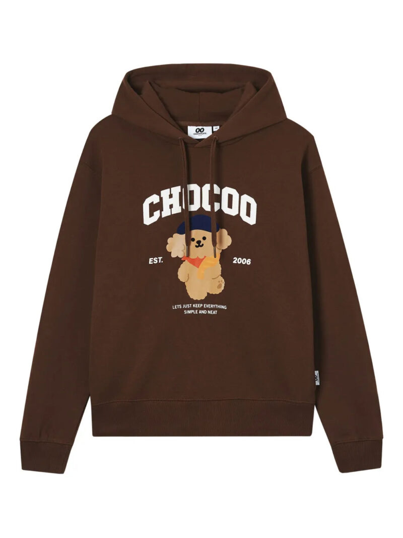 CHOCOOLATE  bear-print hoodie