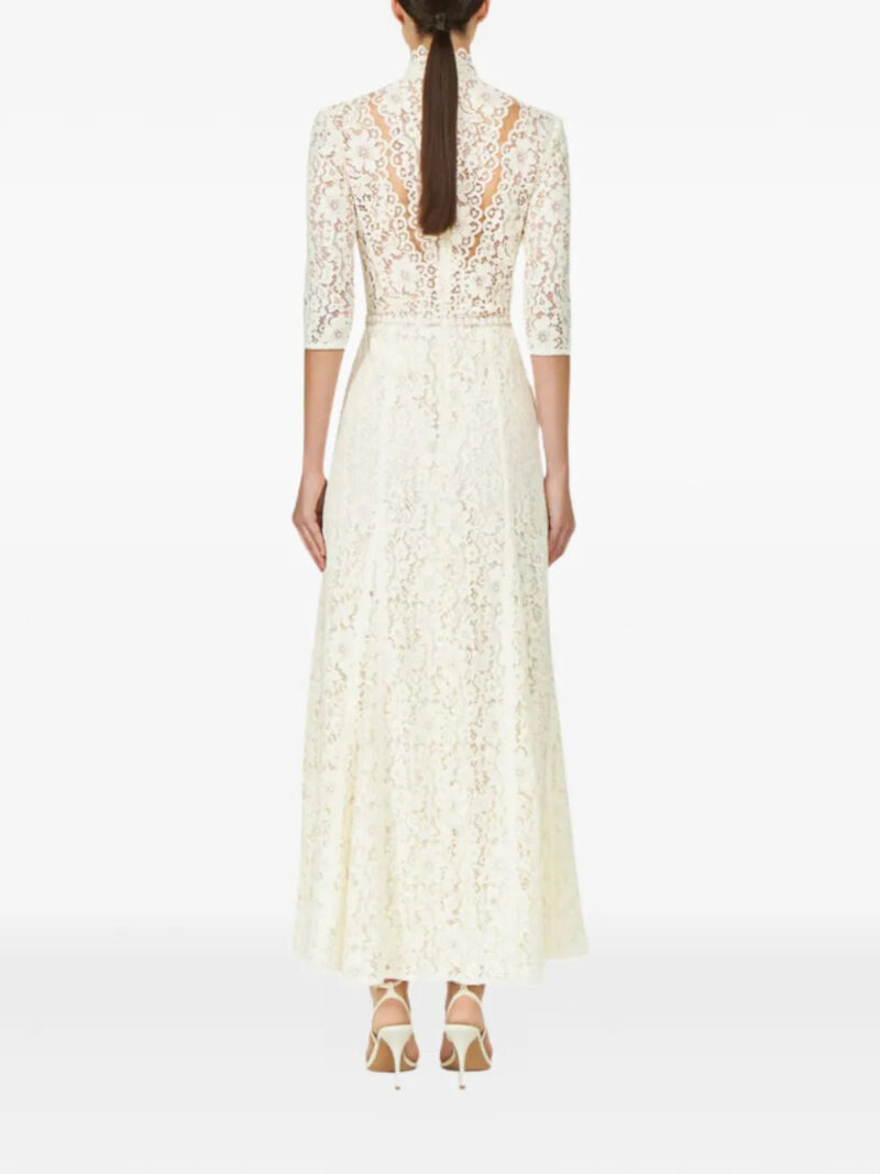 Costarellos  Junia illusion-neckline maxi dress