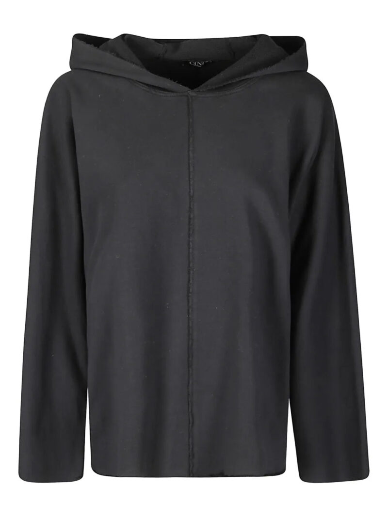 Cini  raw-edge hoodie