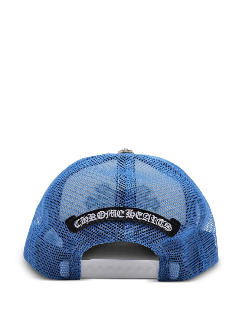 Chrome Hearts  Cemetery cross-patch trucker hat