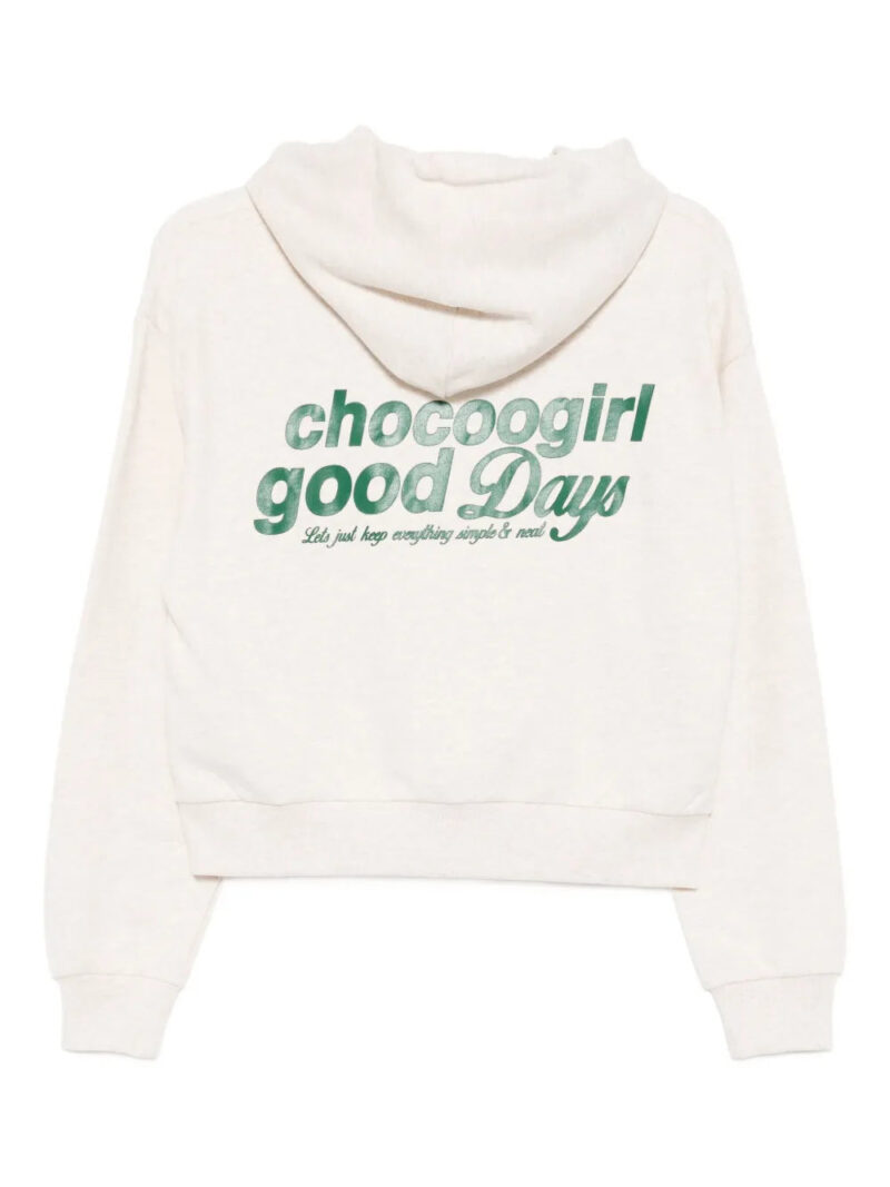 CHOCOOLATE logo-embroidered hoodie