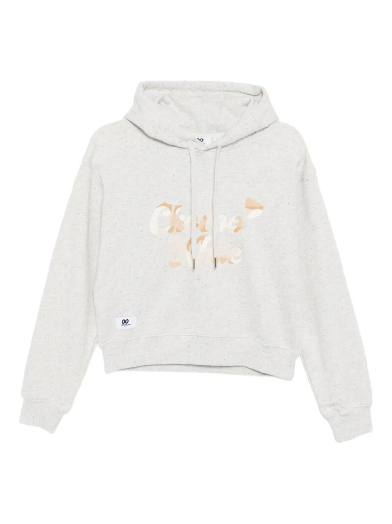 CHOCOOLATE  logo-embroidered hoodie