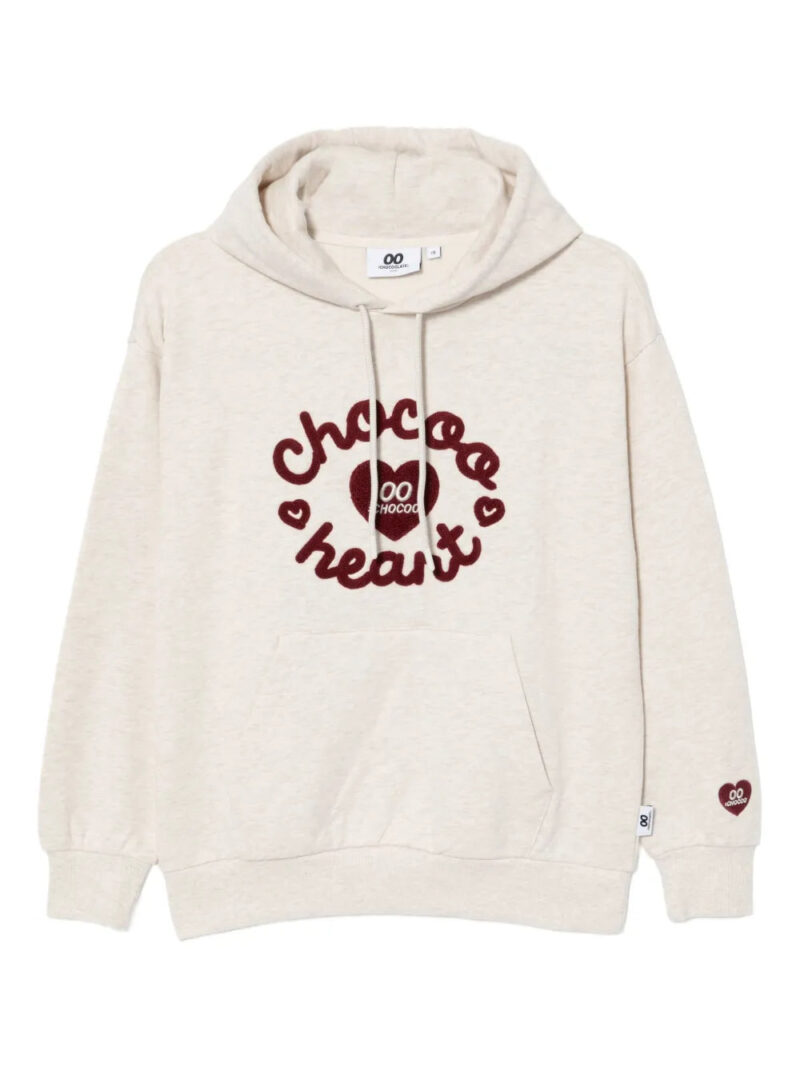 CHOCOOLATE  logo-embroidered hoodie