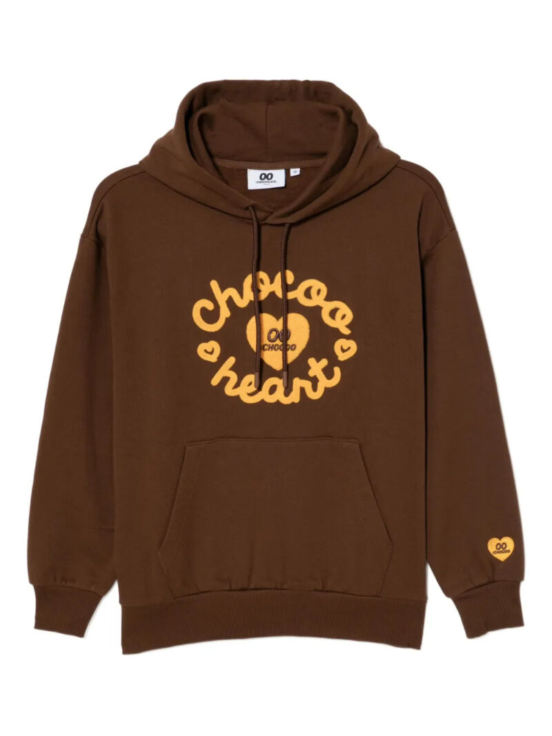CHOCOOLATE  logo-embroidered hoodie