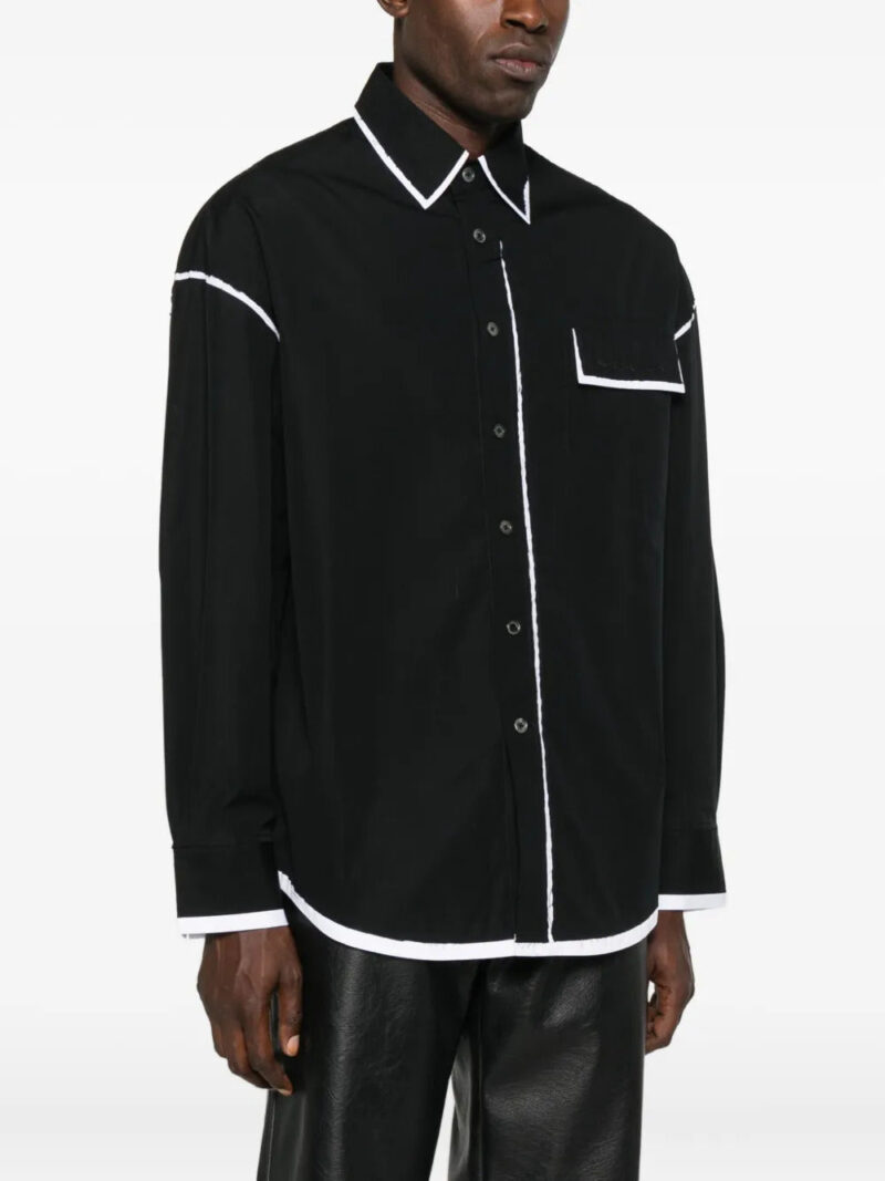 Feng Chen Wang  contrast-trim shirt