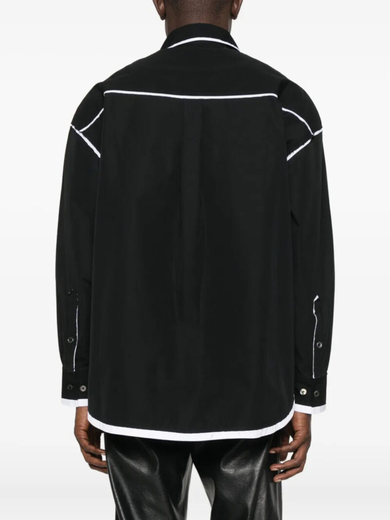 Feng Chen Wang  contrast-trim shirt