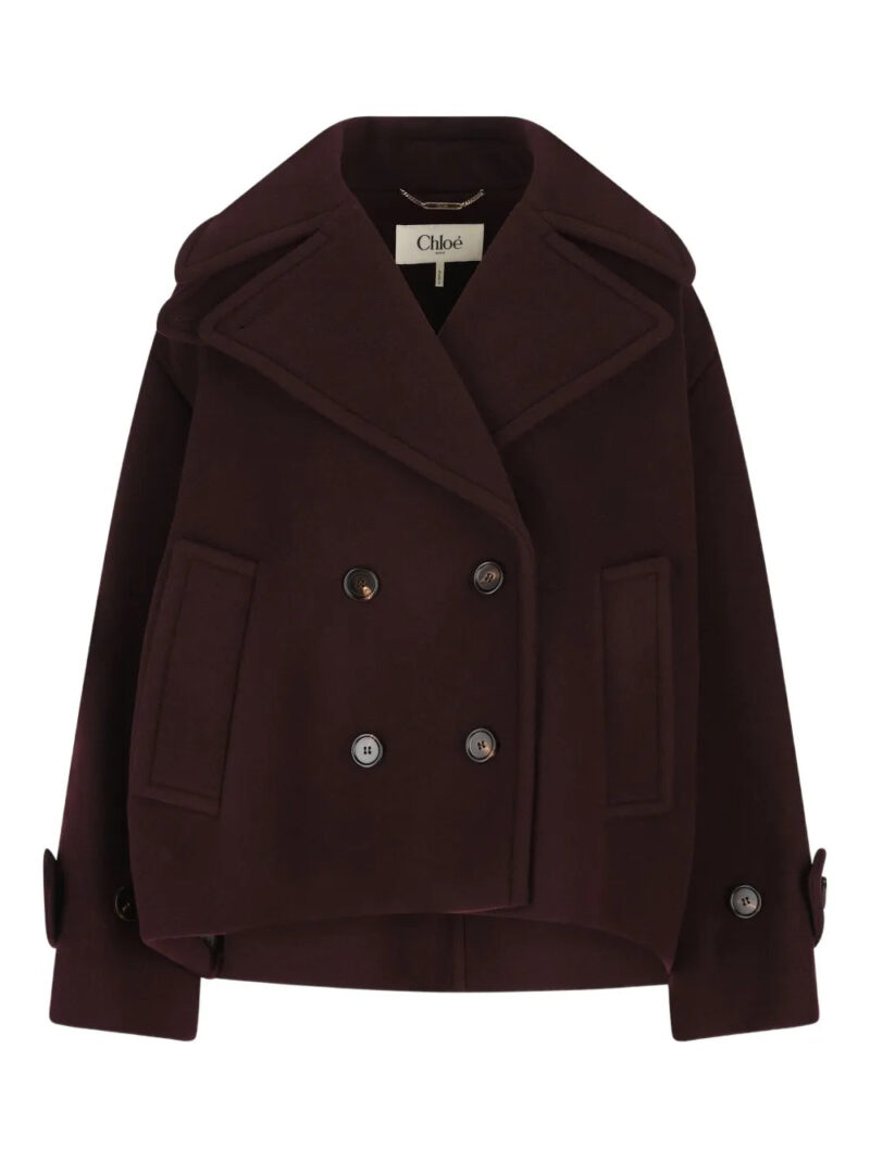 Chloé  double-breasted long-sleeve jacket