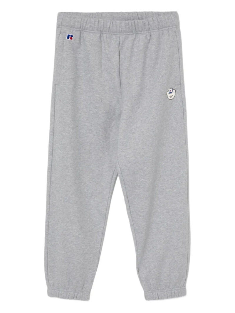 CHOCOOLATE  x Russell Athletic bear-embossed trousers